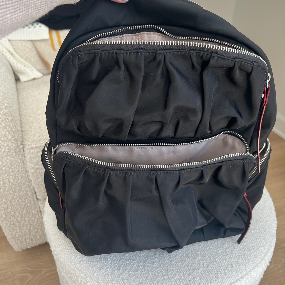 Black Nylon Backpack